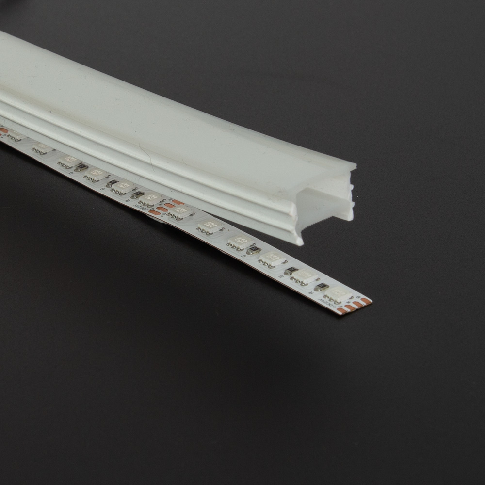 Flexible Silicone LED Strip Diffuser Cover With Flange - Image 2